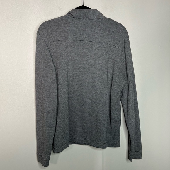 Hugo Boss Gray 1/4 zip pullover size Medium - Picture 5 of 15